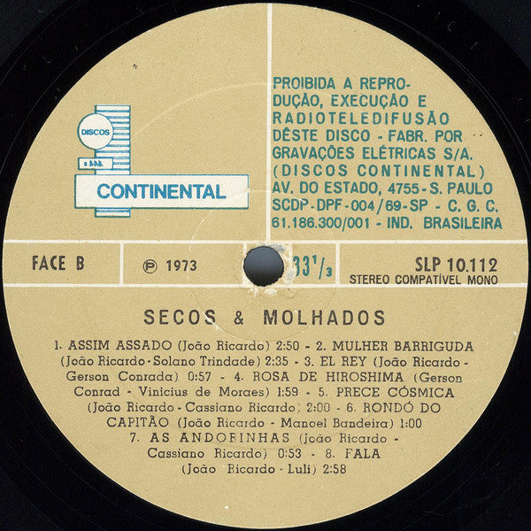 Secos & Molhados - Secos & Molhados