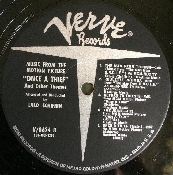 Music From The Motion Picture "Once A Thief" And Other Themes - secondary