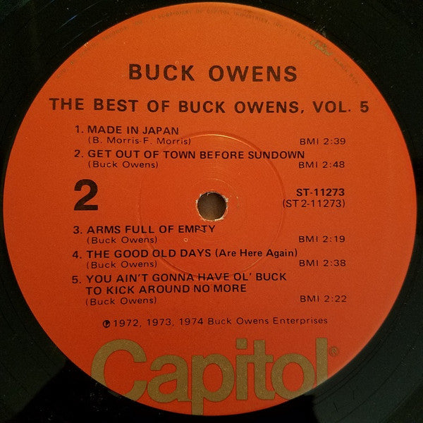 The Best Of Buck Owens, Vol. 5 - secondary