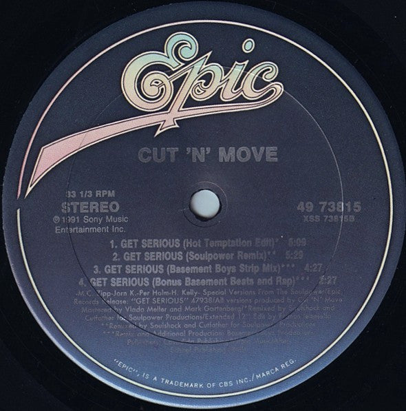 12" Single: Cut 'N' Move - Get Serious