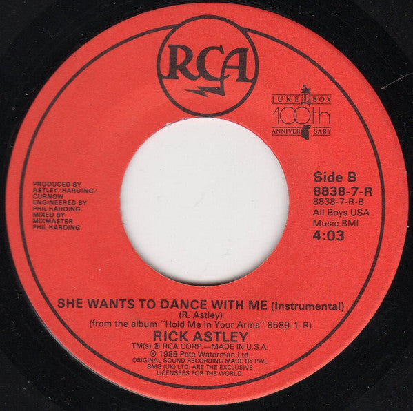 She Wants To Dance With Me - secondary