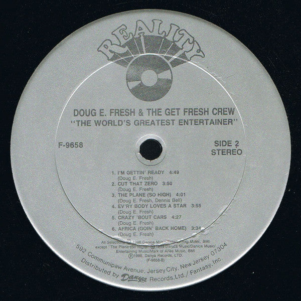 Doug E. Fresh And The Get Fresh Crew - The World’s Greatest Entertainer