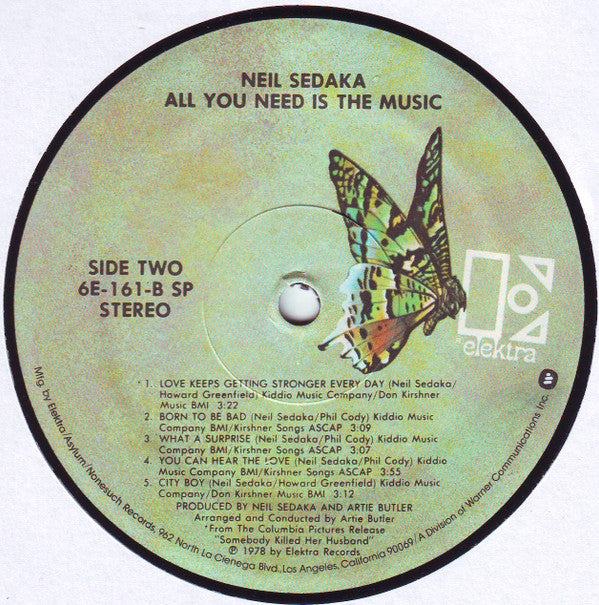 Neil Sedaka - All You Need Is The Music