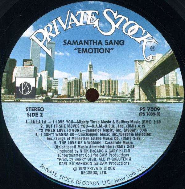 Samantha Sang - Emotion