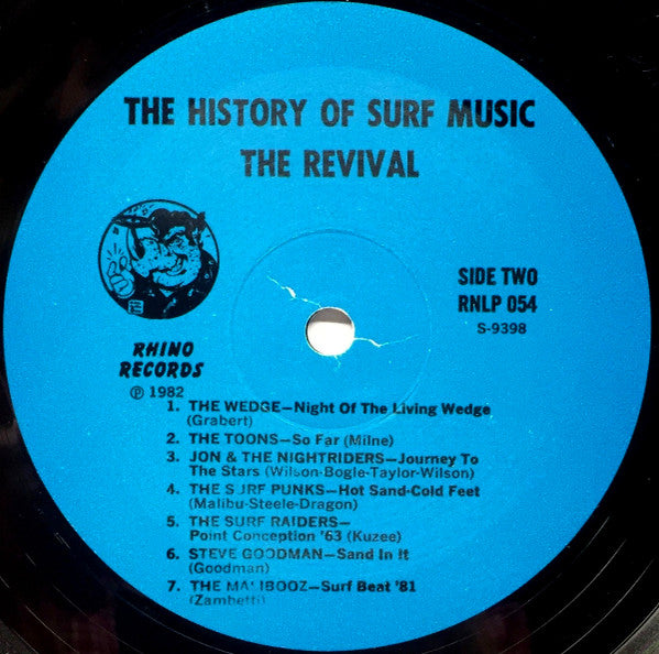 Various - The History Of Surf Music Volume Three: The Revival 1980-1982