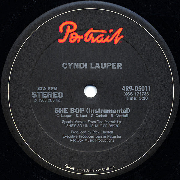 12" Single: Cyndi Lauper - She Bop