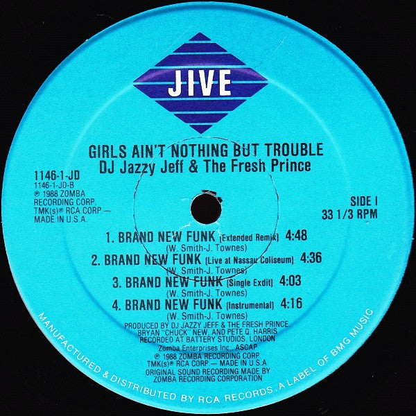 Girls Ain't Nothing But Trouble / Brand New Funk - secondary
