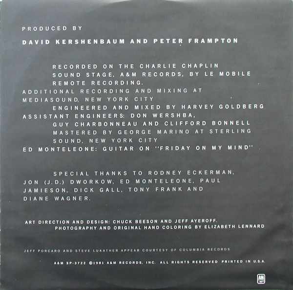 Peter Frampton - Breaking All The Rules