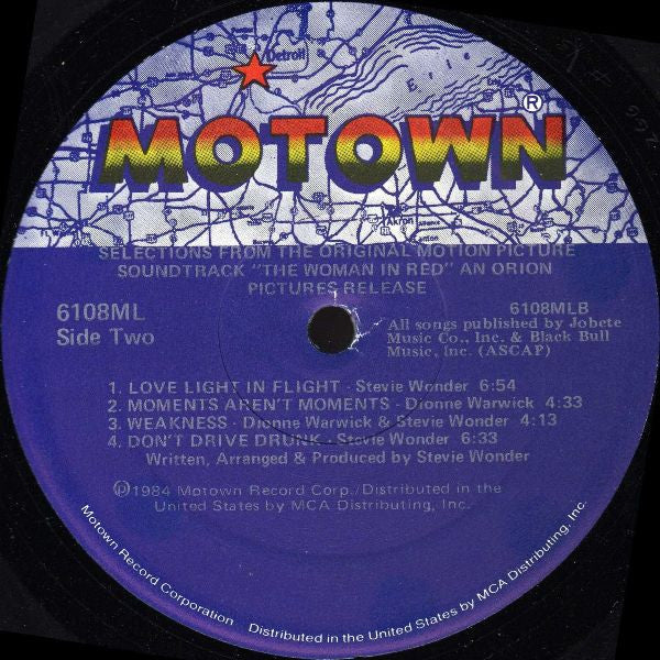 Stevie Wonder - The Woman In Red (Selections From The Original Motion Picture Soundtrack)
