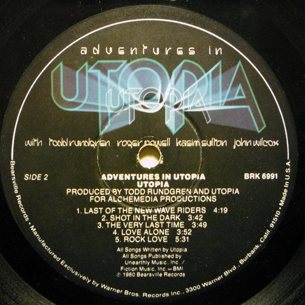 Utopia - Adventures In Utopia