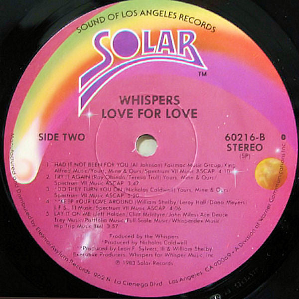 The Whispers - Love For Love