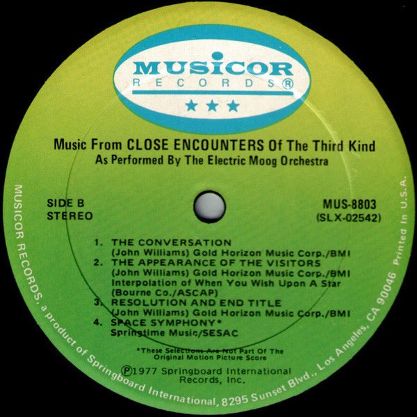 Music From Close Encounters Of The Third Kind - secondary
