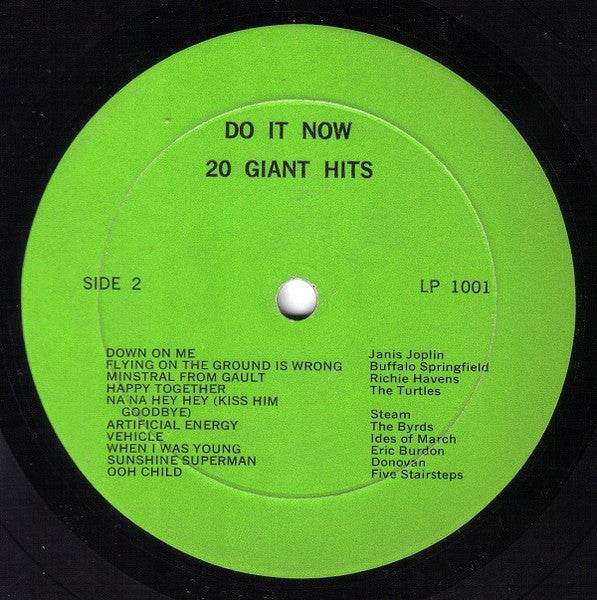 Do It Now: 20 Giant Hits - secondary