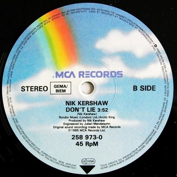 12" Single: Nik Kershaw - Don Quixote