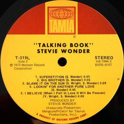 Stevie Wonder - Talking Book