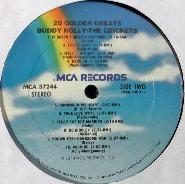 Buddy Holly, The Crickets - 20 Golden Greats