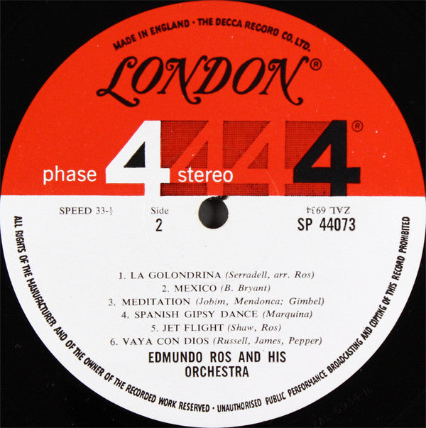 Edmundo Ros & His Orchestra - Latin Boss...Señor Ros