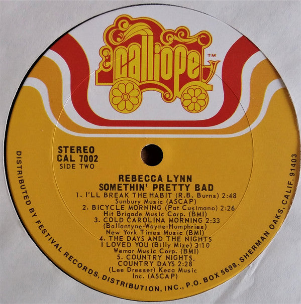 Rebecca Lynn - Somethin' Pretty Bad