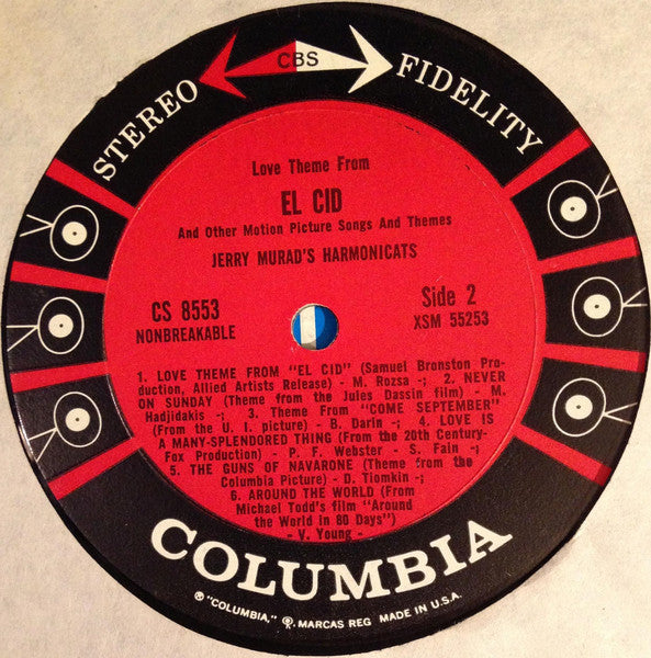 Love Theme From "El Cid" And Other Motion Picture Songs And Themes - secondary