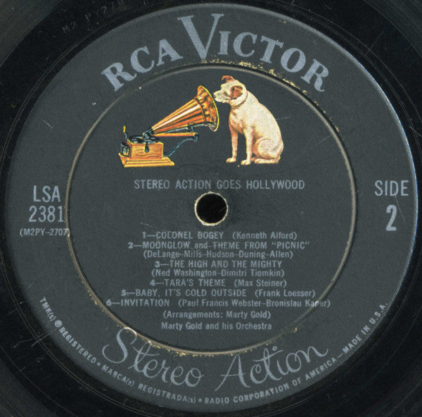 Marty Gold And His Orchestra - Stereo Action Goes Hollywood