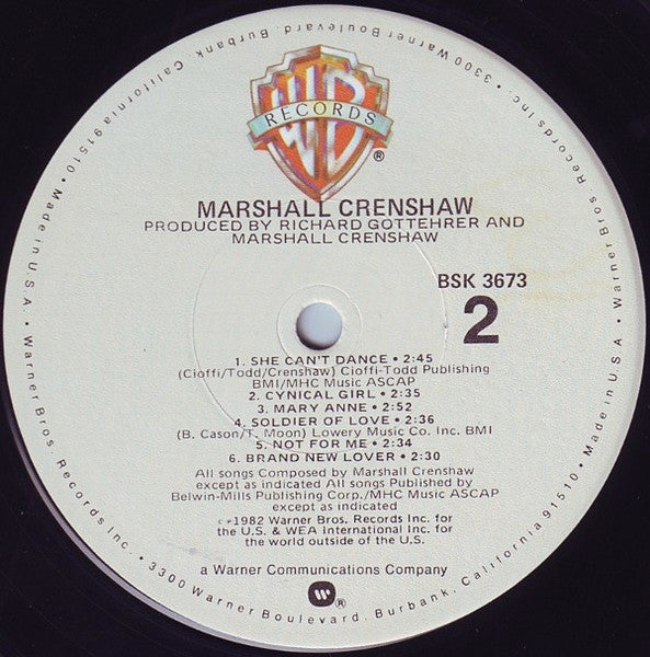 Marshall Crenshaw - secondary