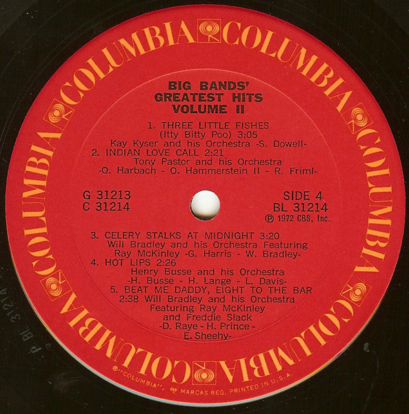 Big Bands Greatest Hits Volume 2 - secondary