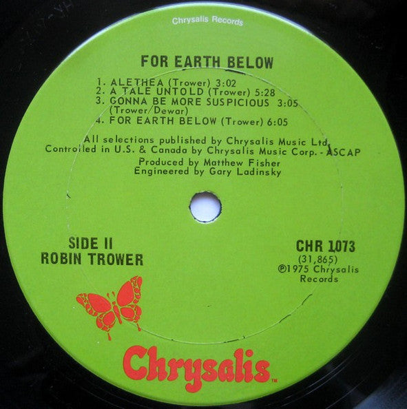 For Earth Below - secondary