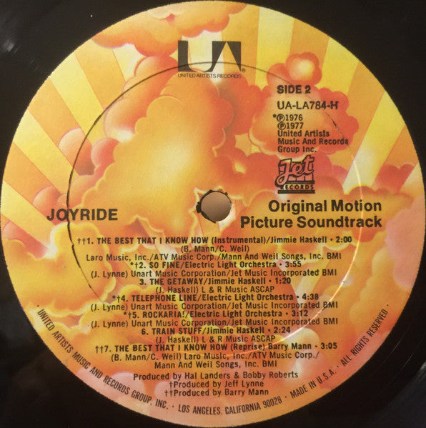 Joyride (Original Motion Picture Sound Track) - secondary