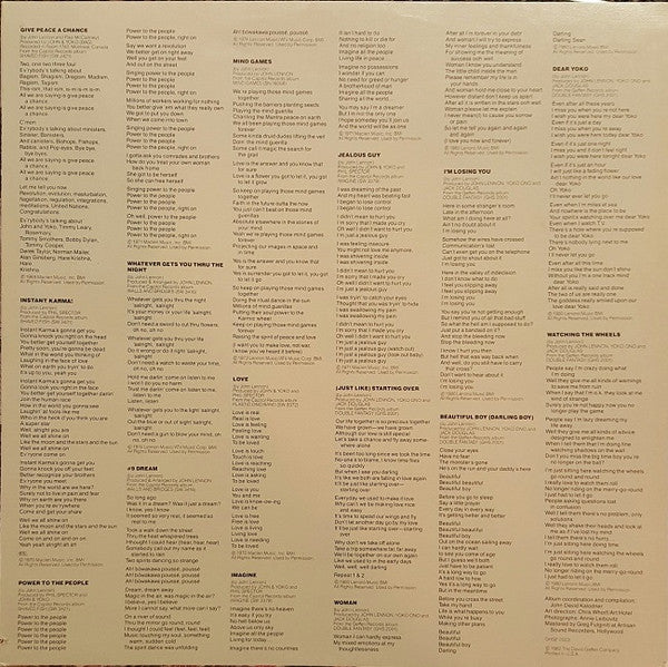 The John Lennon Collection - secondary
