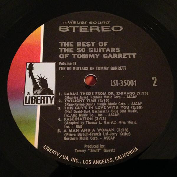 The 50 Guitars Of Tommy Garrett - The Best Of The 50 Guitars Of Tommy Garrett Vol . I I