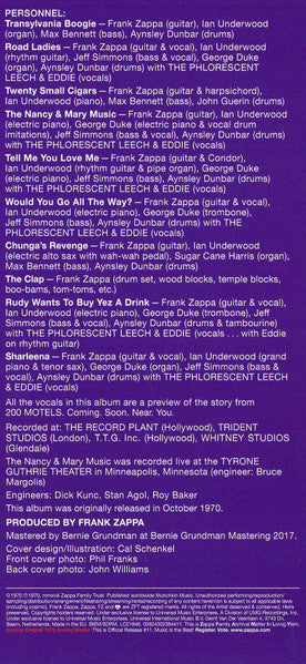 Chunga's Revenge - secondary