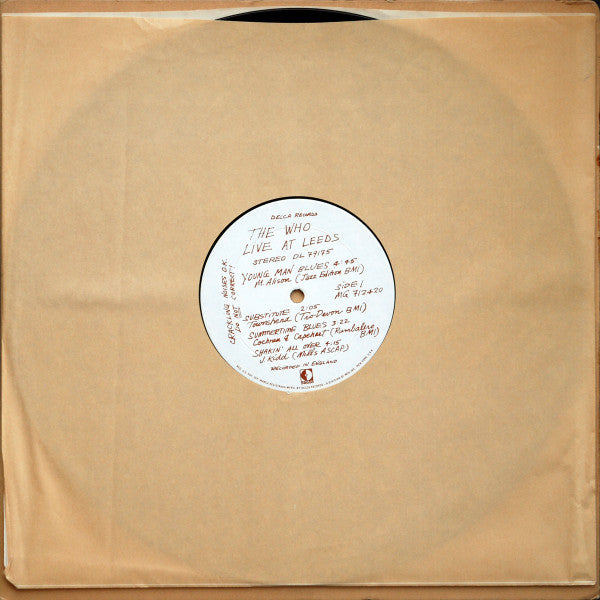 The Who - Live At Leeds