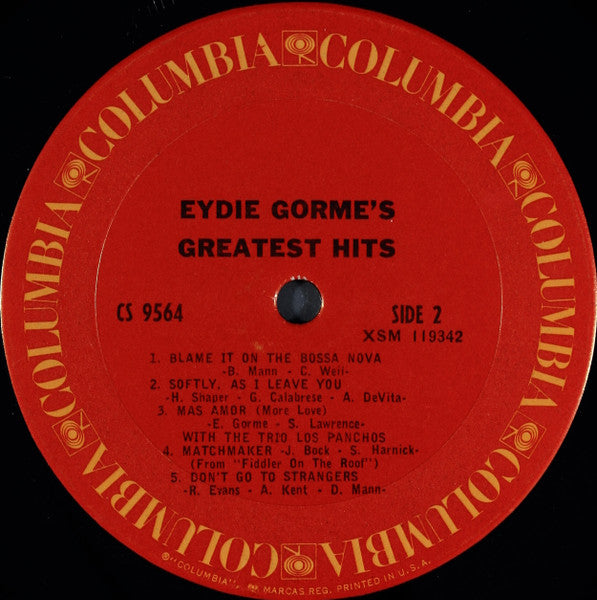Eydie Gorme's Greatest Hits - secondary