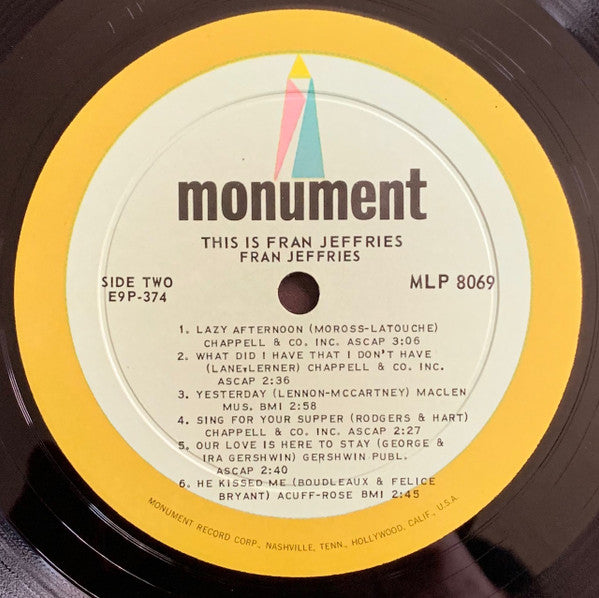 Fran Jeffries - This Is Fran Jeffries