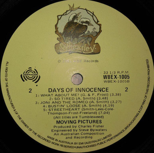 Moving Pictures - Days Of Innocence