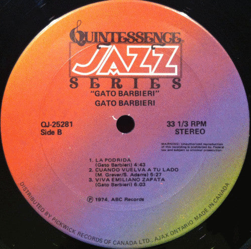 Gato Barbieri - secondary