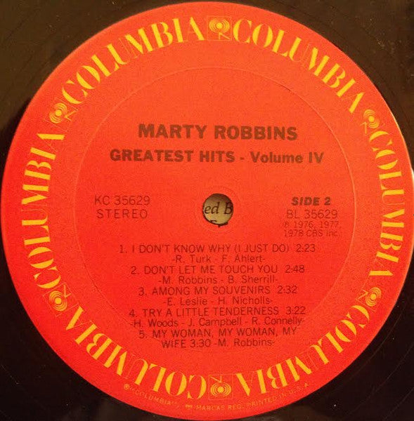 Marty Robbins - Greatest Hits Vol. IV