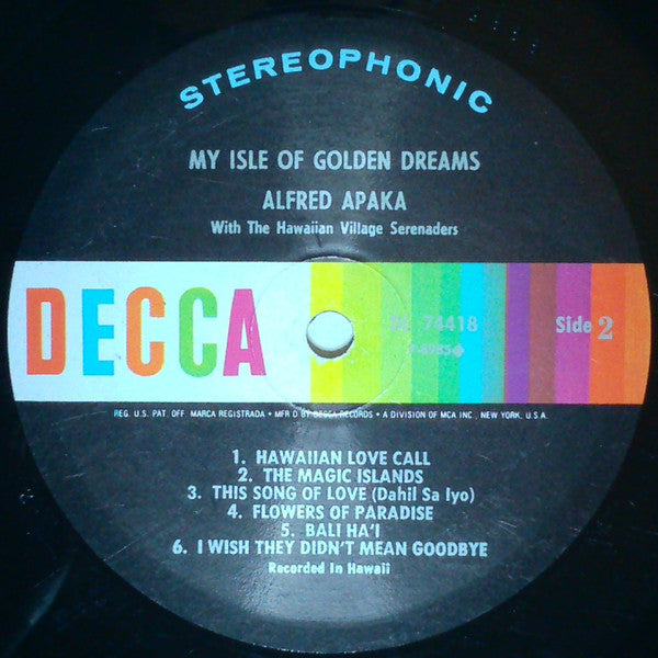 My Isle Of Golden Dreams - secondary