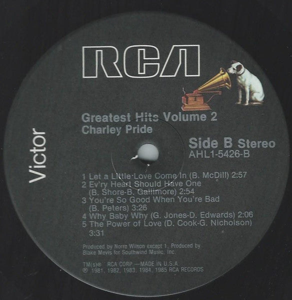 Charley Pride - Greatest Hits, Volume 2