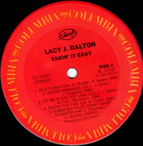 Takin' It Easy - secondary