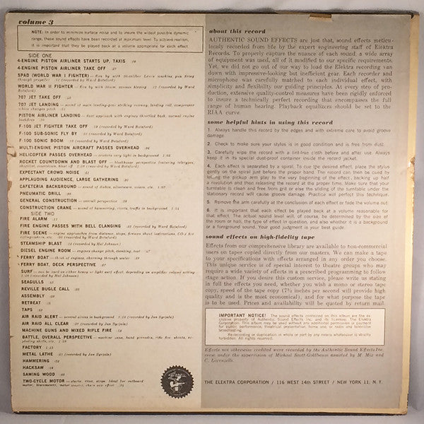 Authentic Sound Effects Volume 3 - secondary