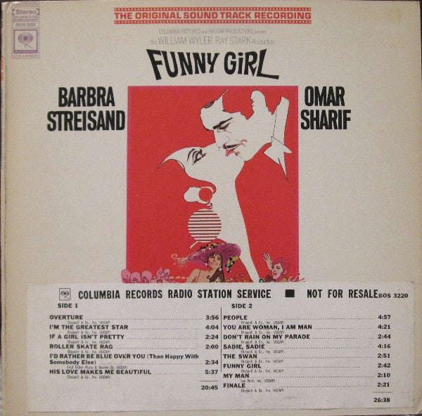 Jule Styne, Bob Merrill, Barbra Streisand, Omar Sharif - Funny Girl (The Original Sound Track Recording)