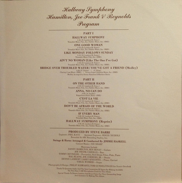 Hamilton, Joe Frank & Reynolds - Hallway Symphony