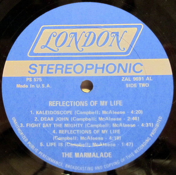 The Marmalade - Reflections Of My Life
