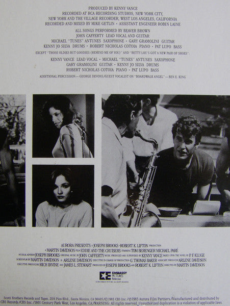 Eddie And The Cruisers (Original Motion Picture Soundtrack) - secondary
