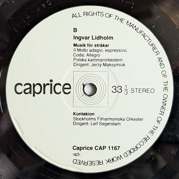 Musik För Stråkar / Greetings From An Old World / Kontakion - secondary