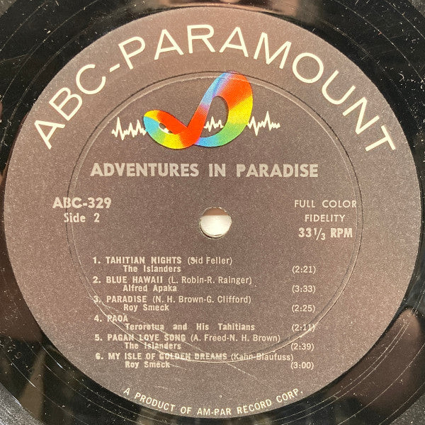 Adventures In Paradise - secondary