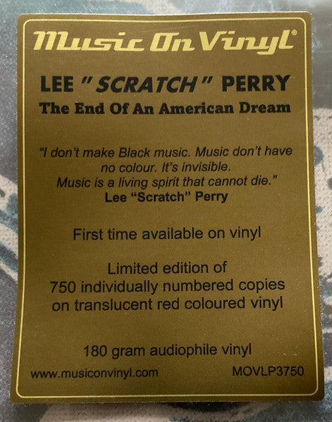 Lee Perry - The End Of An American Dream