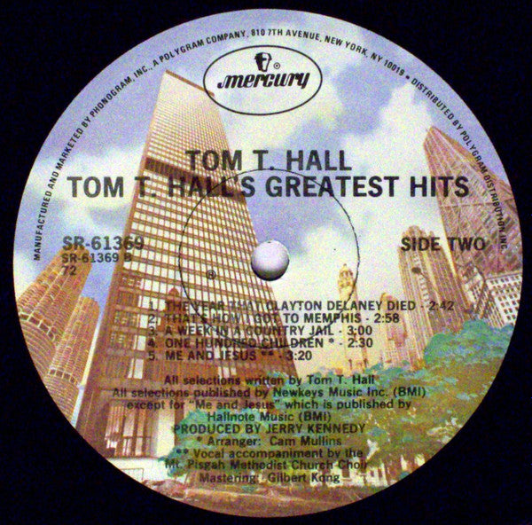 Tom T. Hall's Greatest Hits - secondary