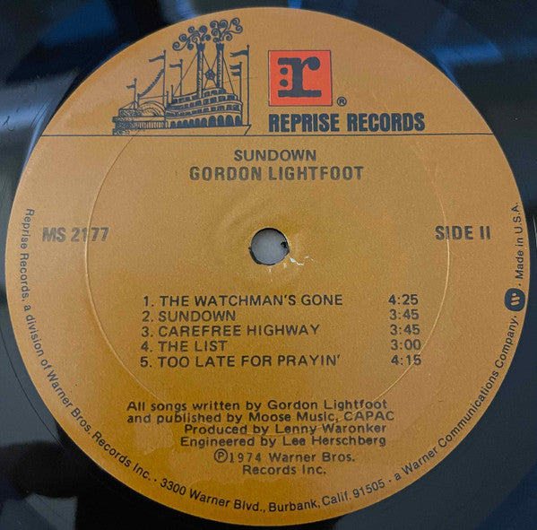 Gordon Lightfoot - Sundown